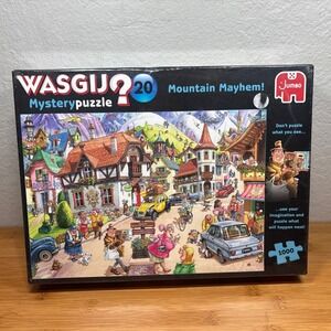 Wasgij - Mystery No 20 - Mountain Mayhem! - 1000 Piece New & Sealed